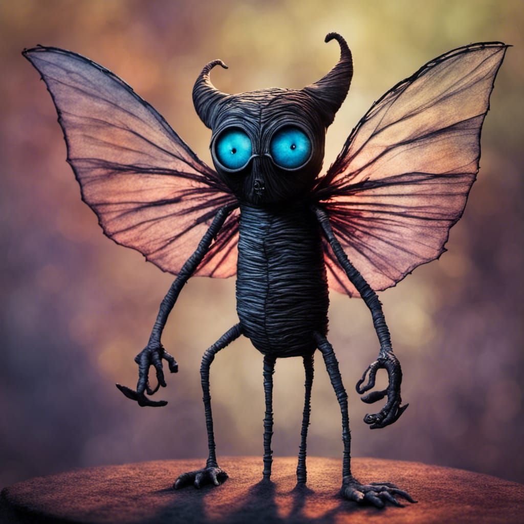 Insect People with Shimmering Aura