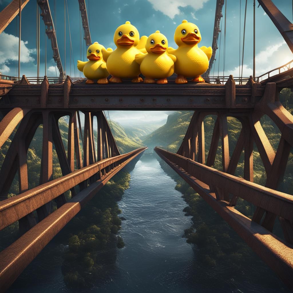 Rubber Ducky's Perilous Bridge Encounter