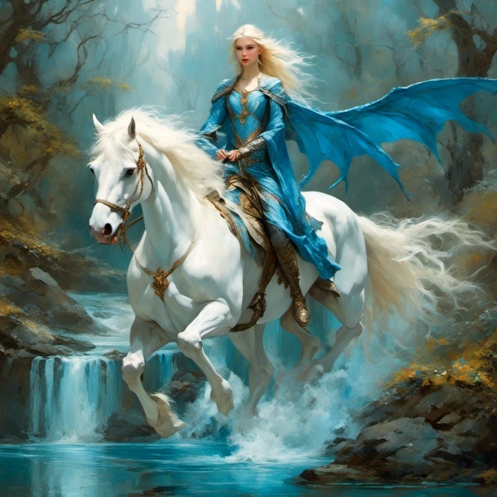 DRAGON KEEPER 82 _ She Rides A Great Stallion
USING LORA DRAGON KEEPER MODEL