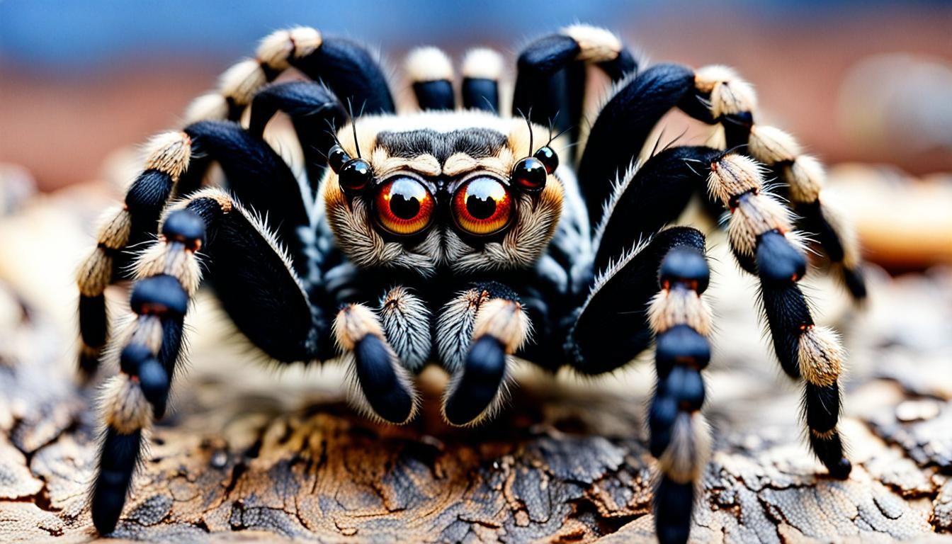 Cute Googly-Eyed Tarantula Cartoon