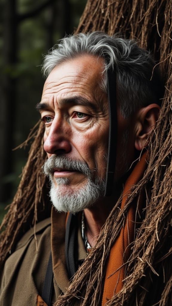 Ethereal Portrait in Monochrome