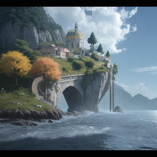 Crystal Butterfly Macro Photograph in Anime Style