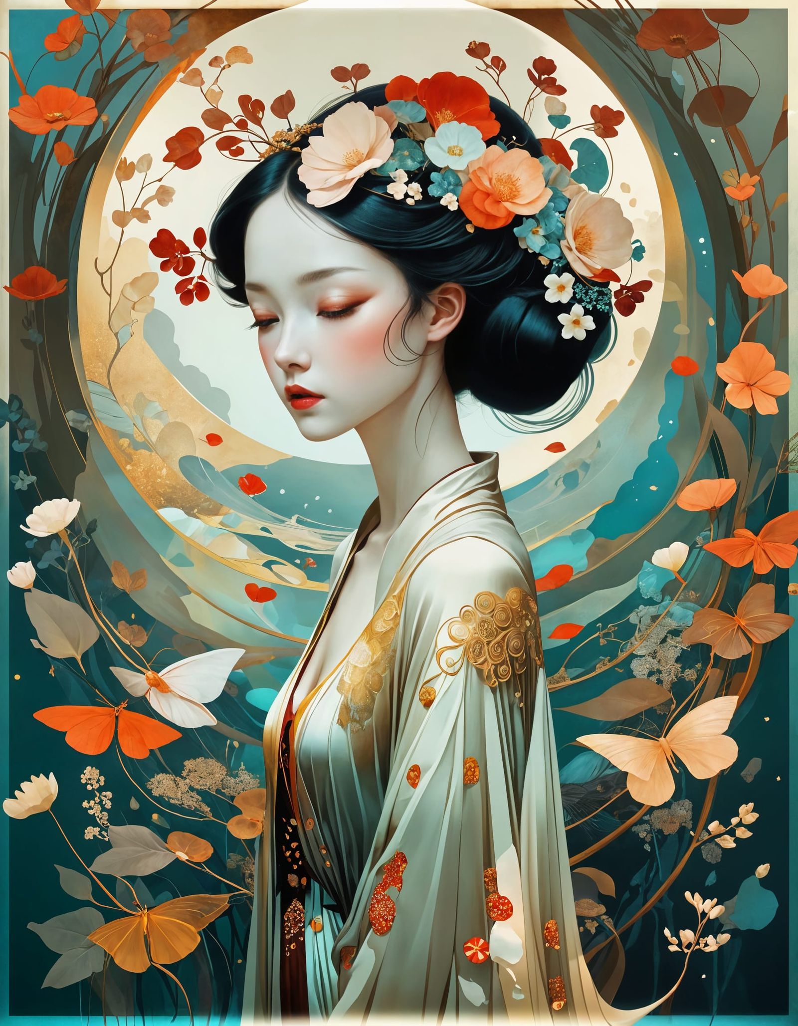 Ethereal Beauty in Muted Colors