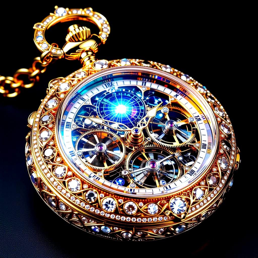 opulence clock pocket priceless technology