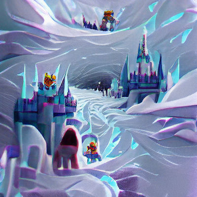 Frozen Kingdom: A Photorealistic Landscape
