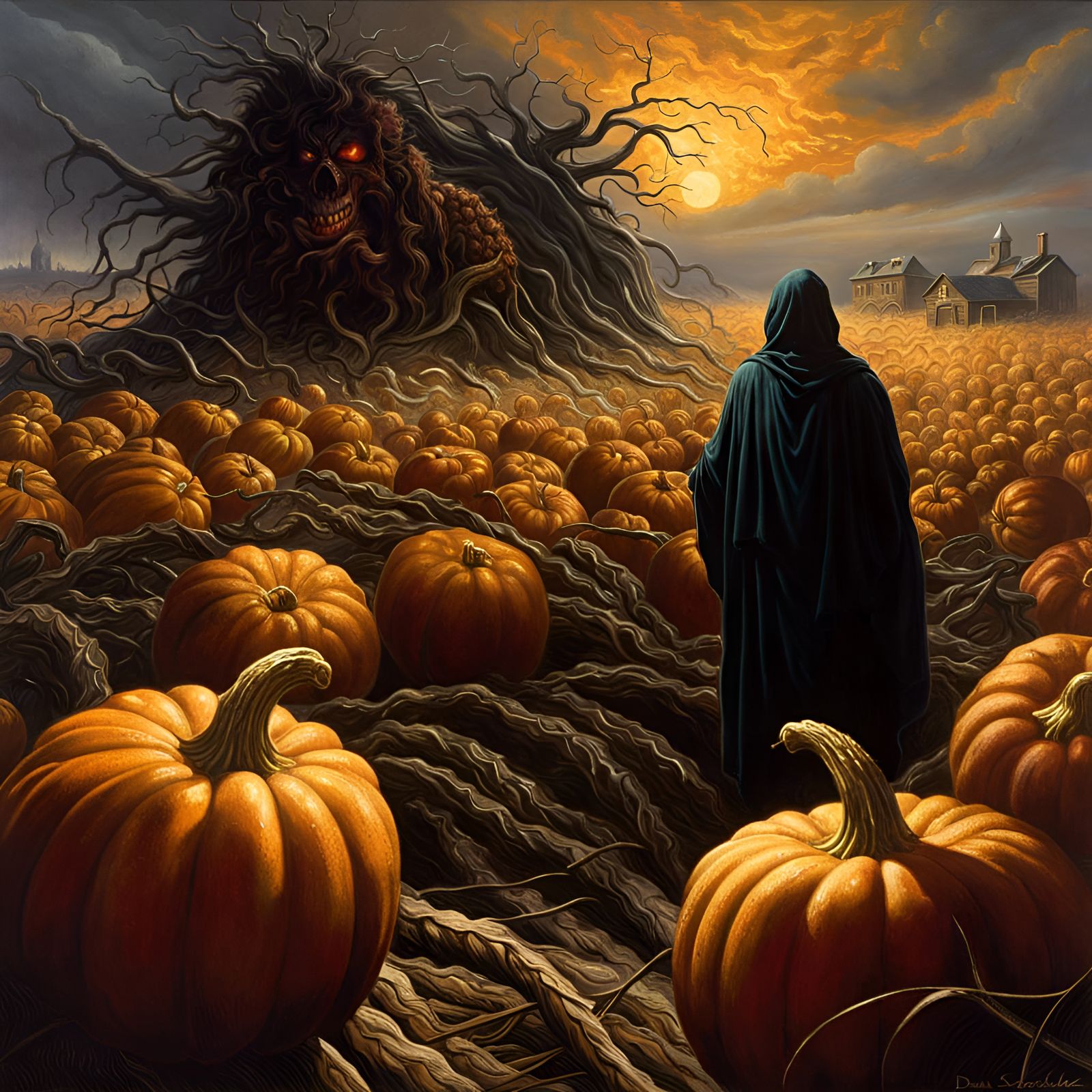 Ghastly Pumpkin Harvest