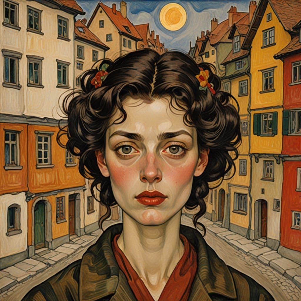 Miniature Worlds in Expressionist Style