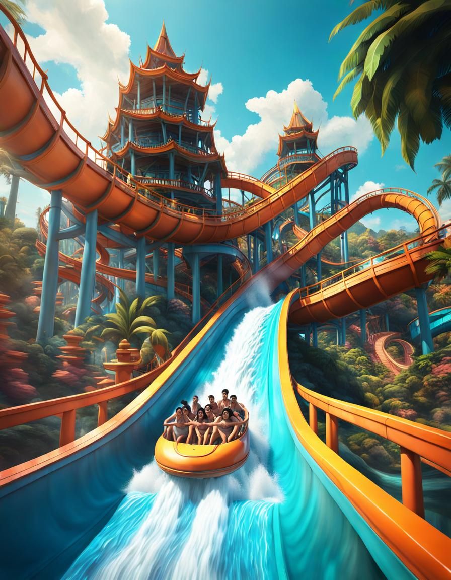 Indonesia water speed slide (#388)