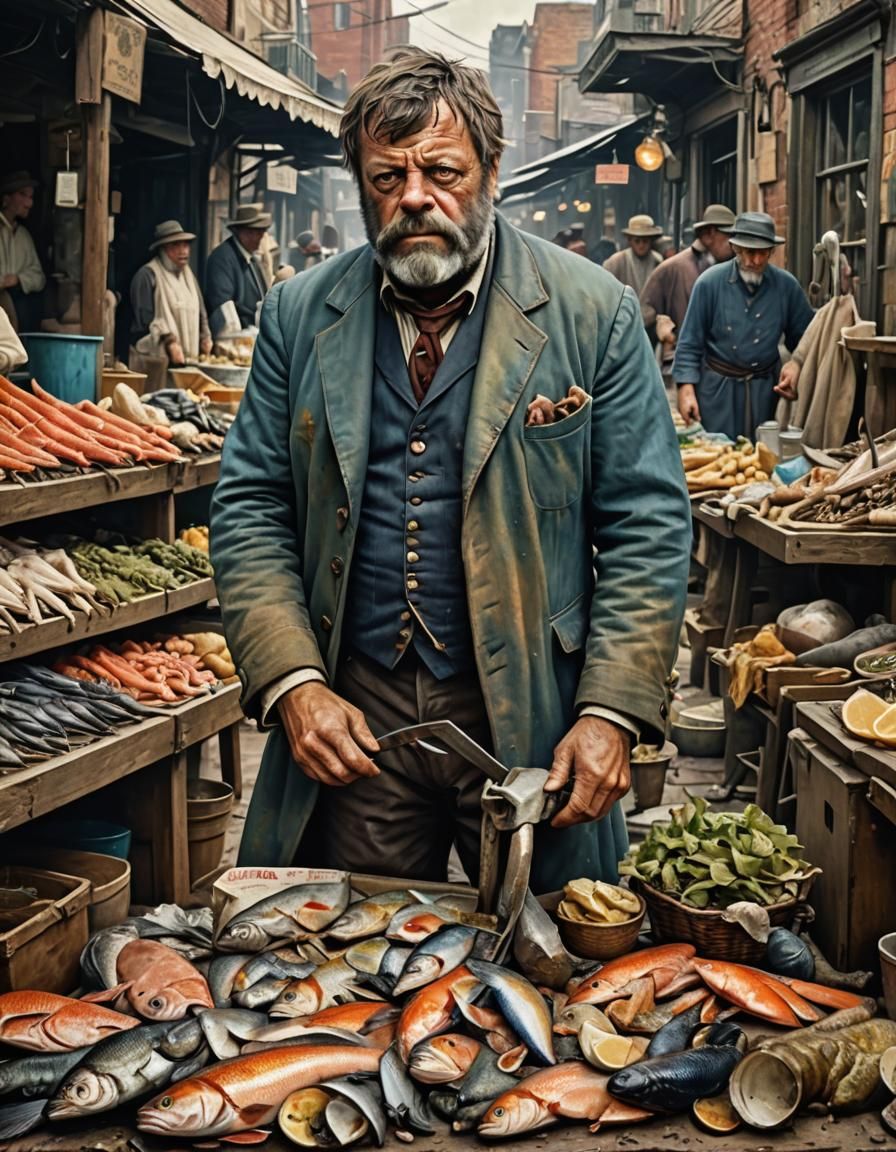 Oliver Reed as a Diseased Fishmonger in Florida
