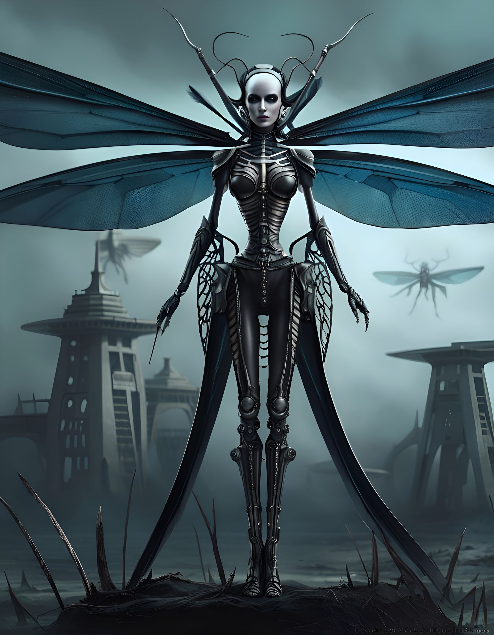 Evil Dragonfly Fairy: A Retrofuturistic Horror Masterpiece