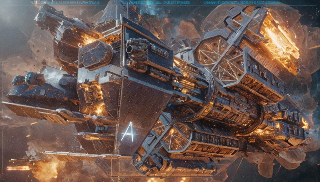 Babylon 5 Dreadnought Combat Cruiser in Digital Art