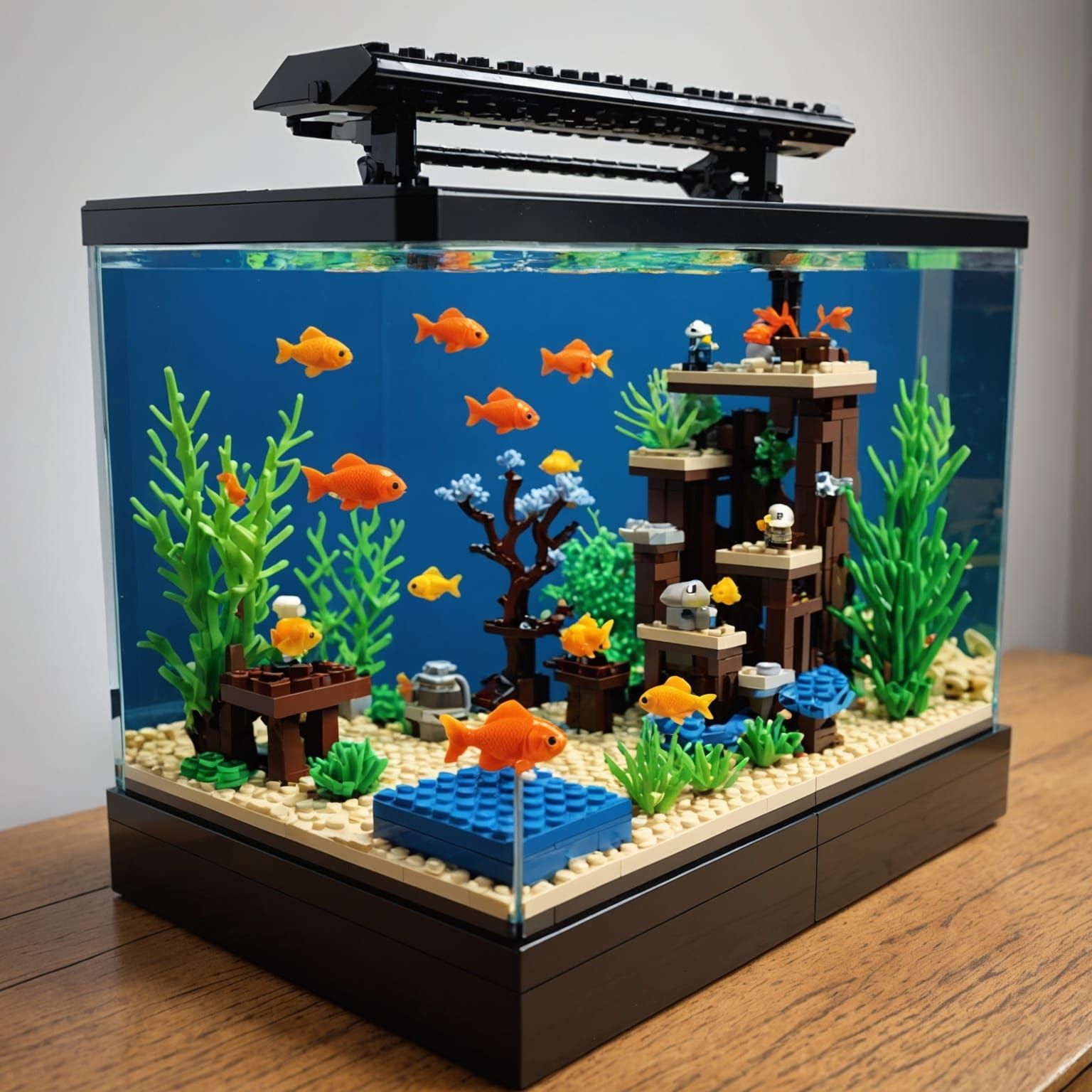 Lego fish tank