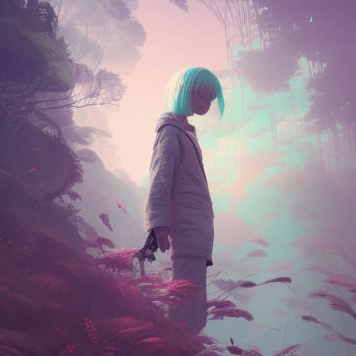 Detailed Digital Painting Inspired by Masters of Digital Art