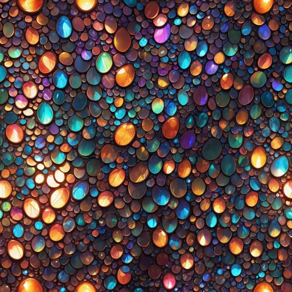 Mystical Iridescent Being in Hyper-Realistic Digital Art