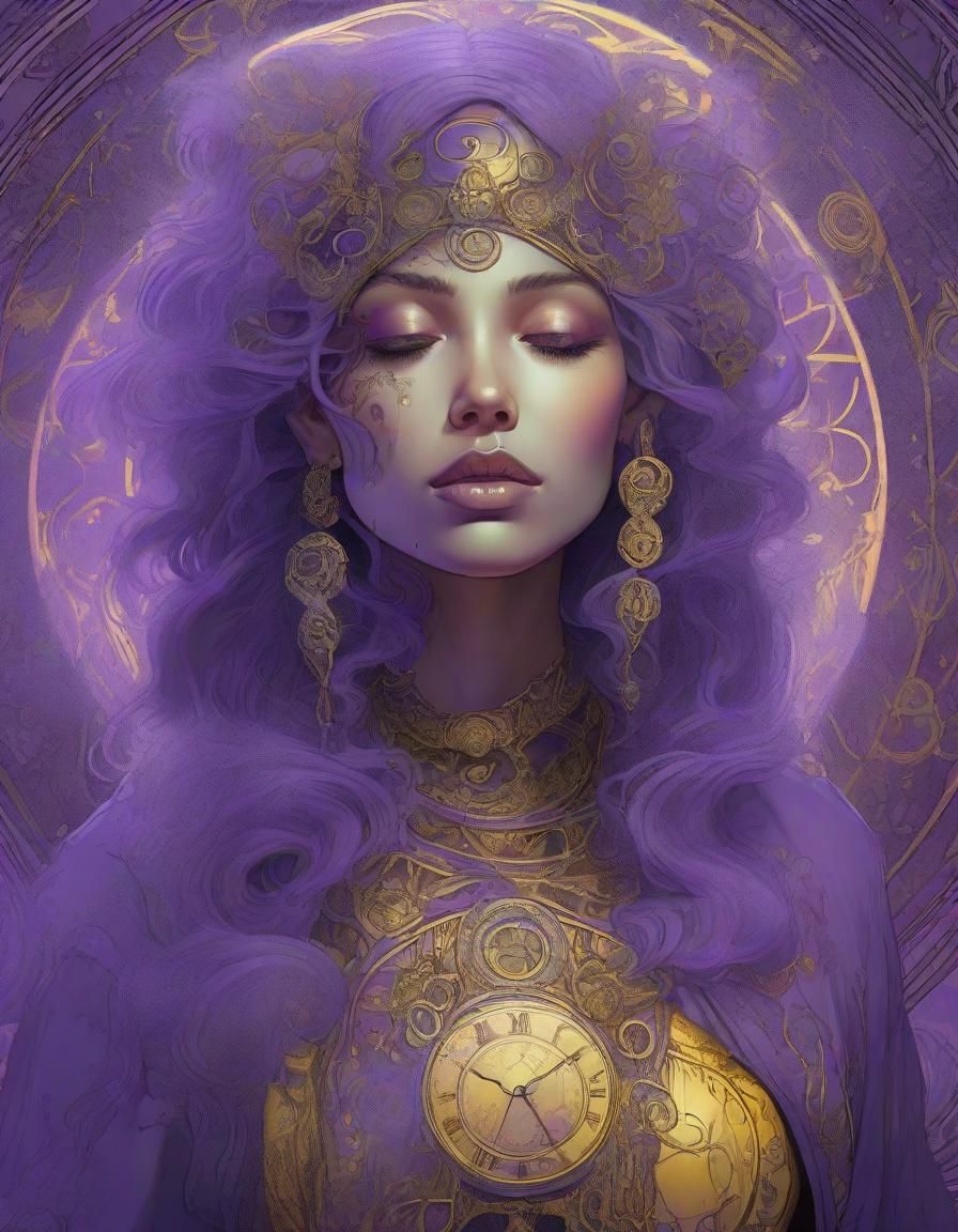 Mystical Dreamer in Dark Fantasy Art Style