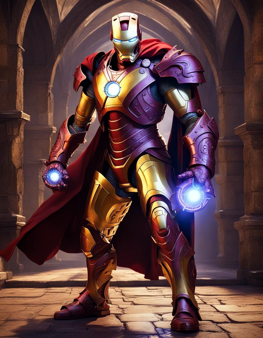 Iron Man as Medieval Fantasy Character
