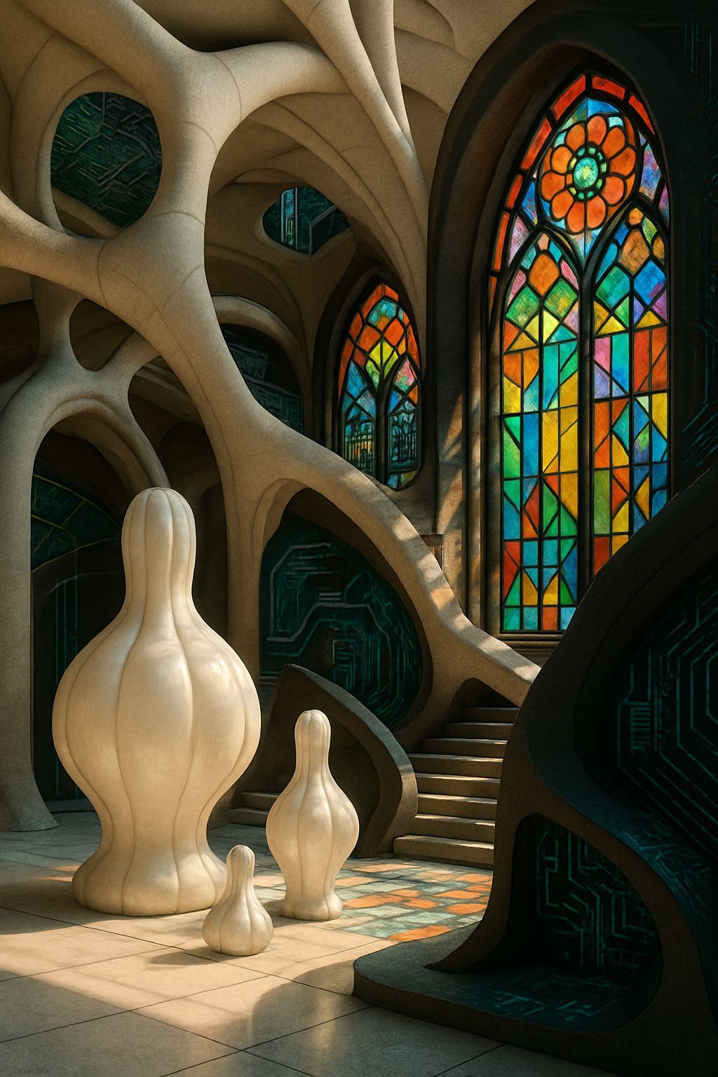 Diatomaceous Modernism Inflatable Ceramic Earthly Whirlingto...