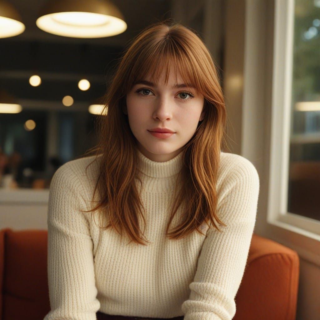 Softly Lit Teenage Girl in Vignette