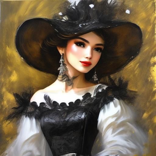 Anime Girl Character Portrayal in Anime Style