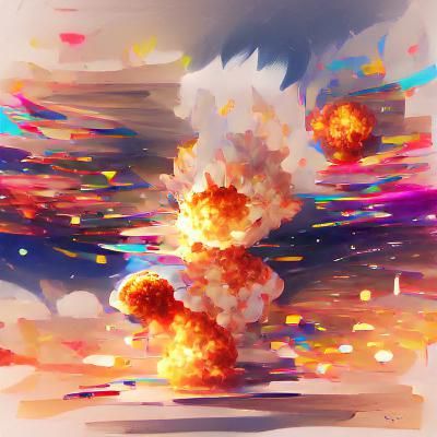 Dynamic Explosion with Fire and Smoke