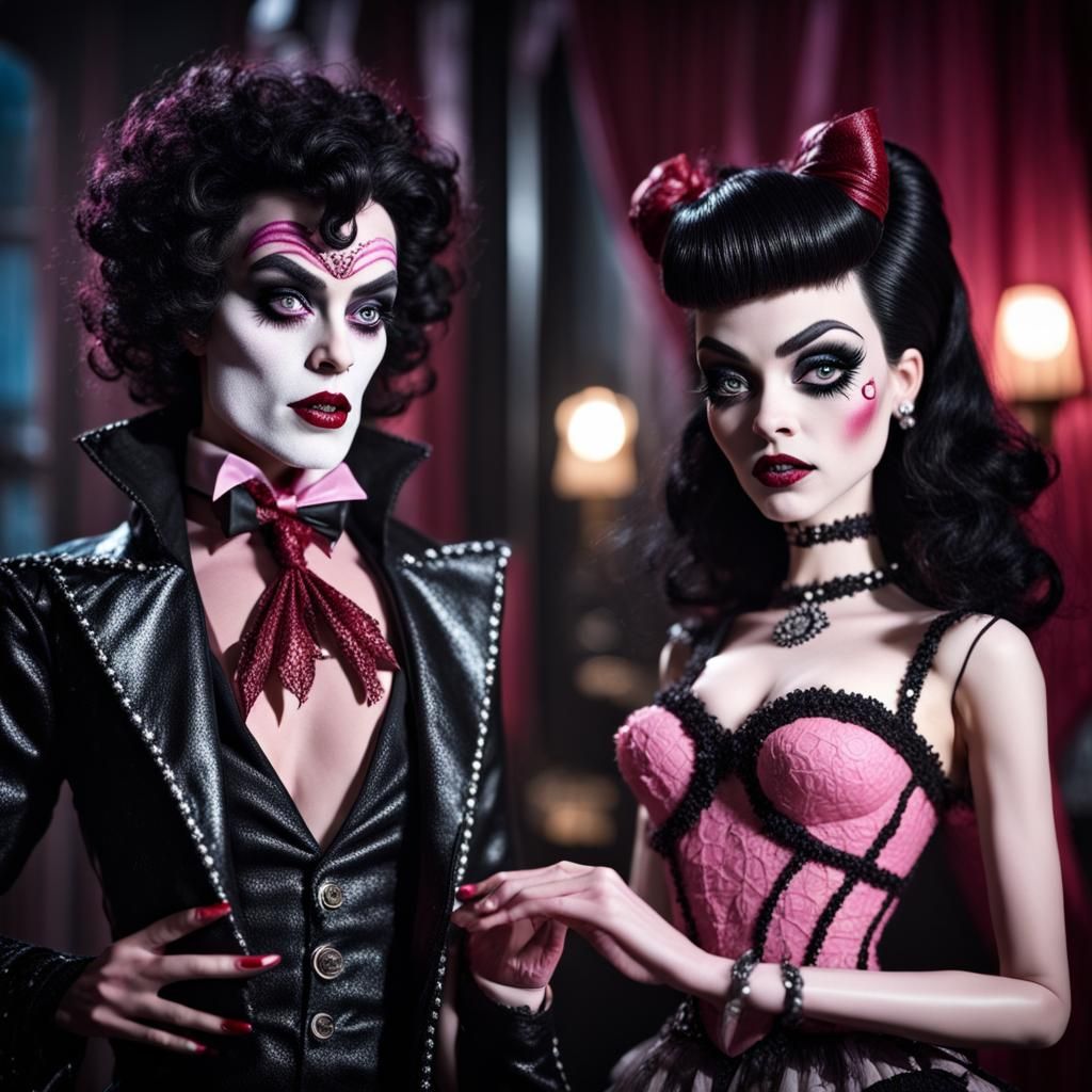 rocky horror picture show Dr Frank-N-Furter and Monster High Draculaura
