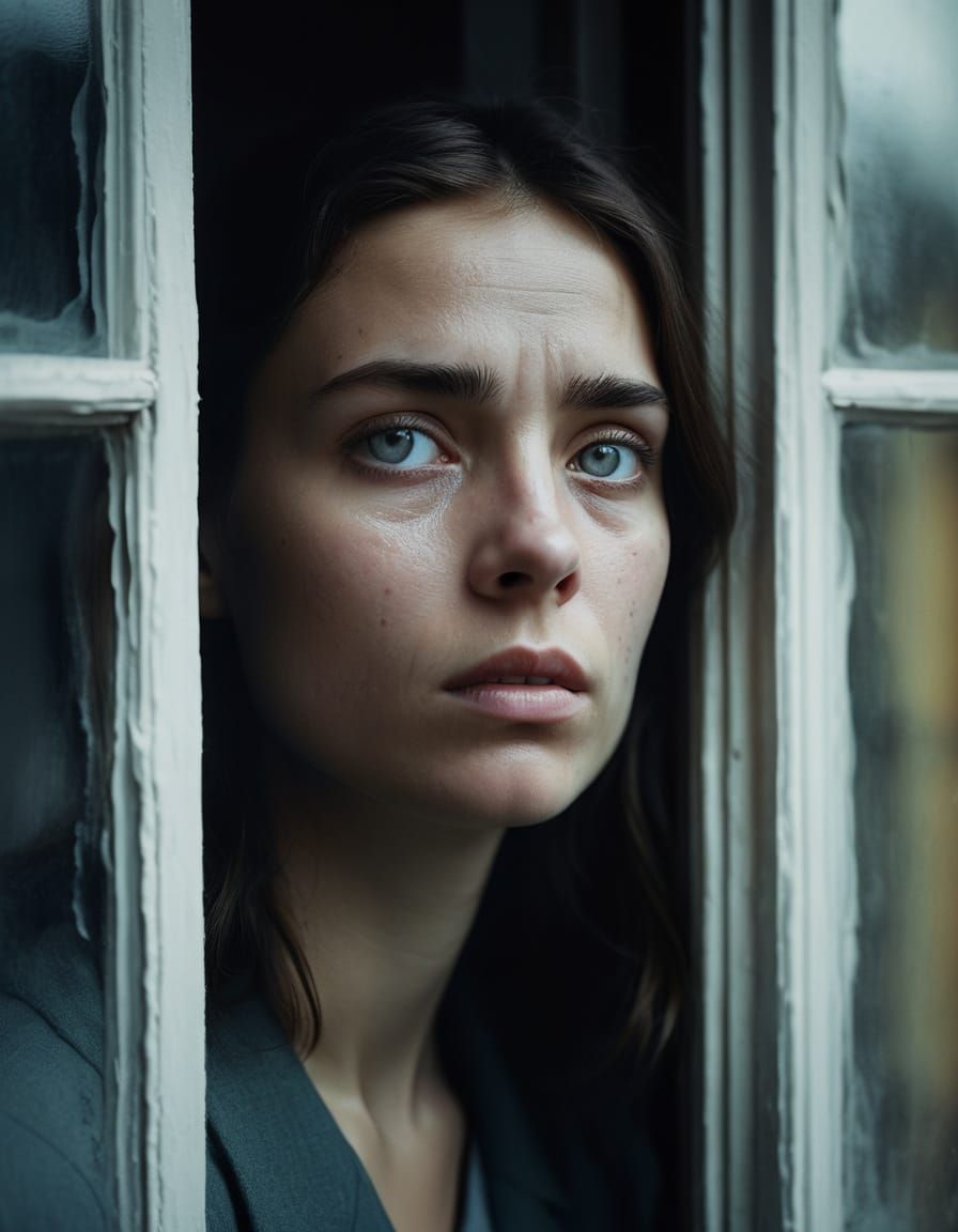 A Woman's Haunting Reflection