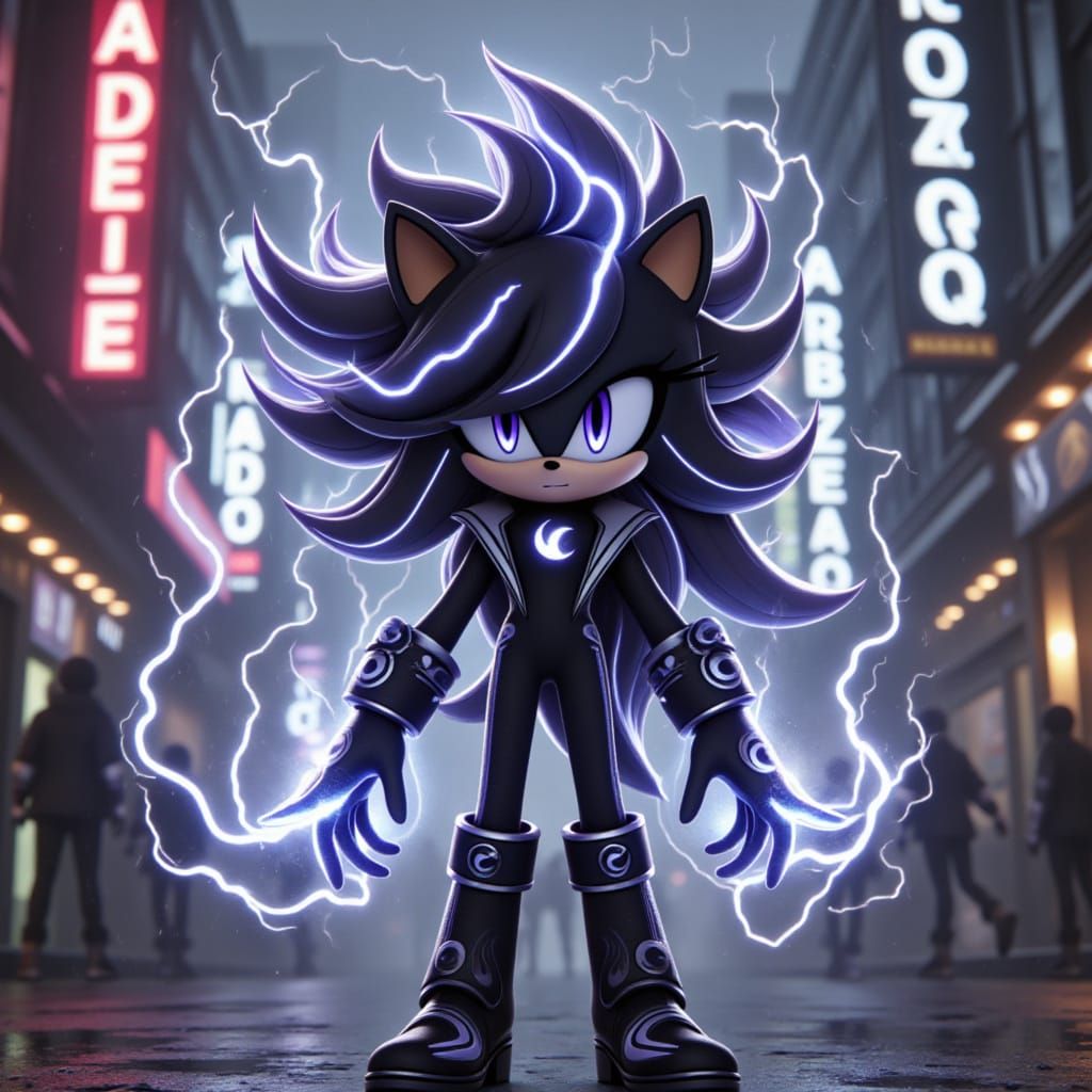 Raizor the Hedgehog in Electric Combat Jacket