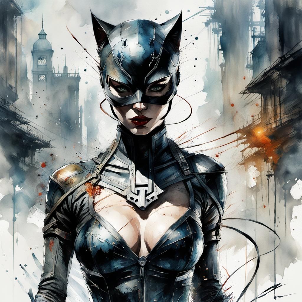 Gorgeous catwoman
