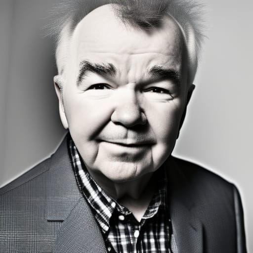 Stylized Portrait Inspired by John Prine