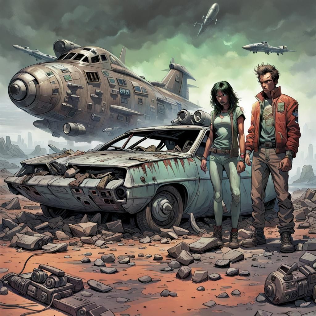 Mutant Children Explore Wasteland in Gamma World