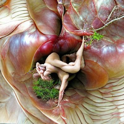 Surreal Contortion of Nature and Organic Forms
