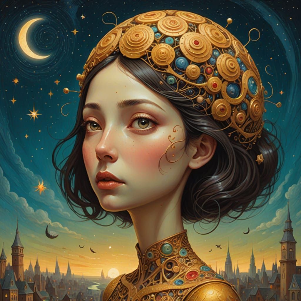 Surreal Brainscape: A Digital Fairyland of the Mind