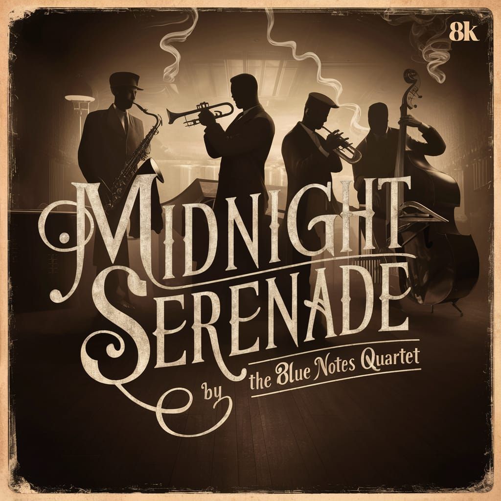 Vintage Album Cover: Midnight Serenade by The Blue Notes
