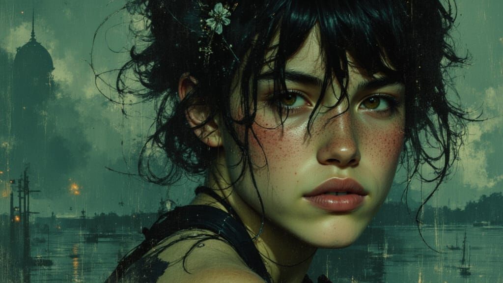 Stormy Bayou Portrait: Dynamic Lighting and Hyperdetail