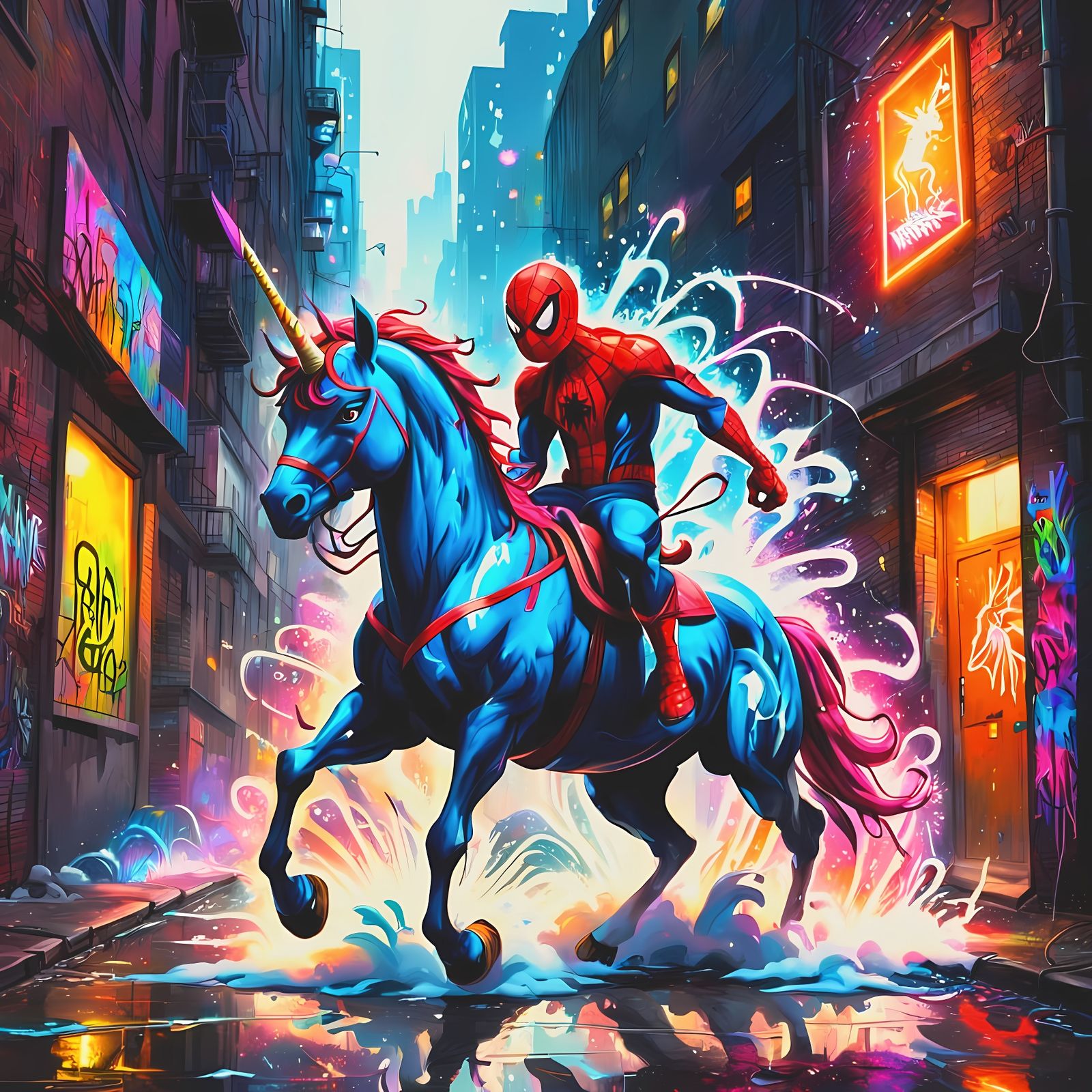 Characters in Unexpected Situations: Graffiti Art