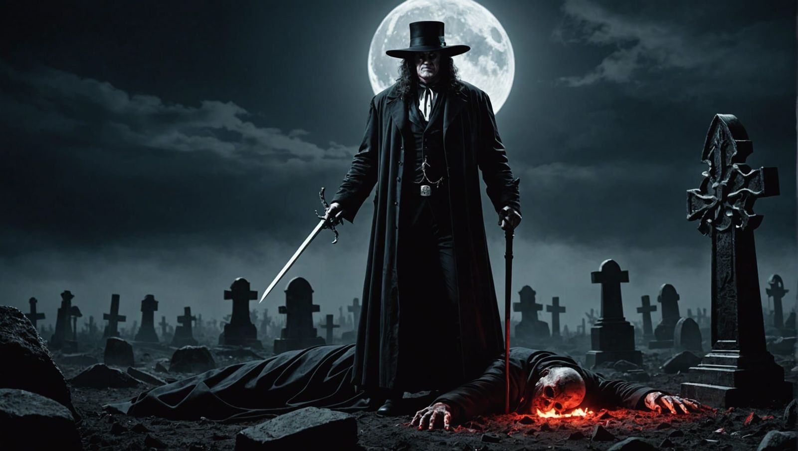 Undertaker Rises Under Bloody Moon