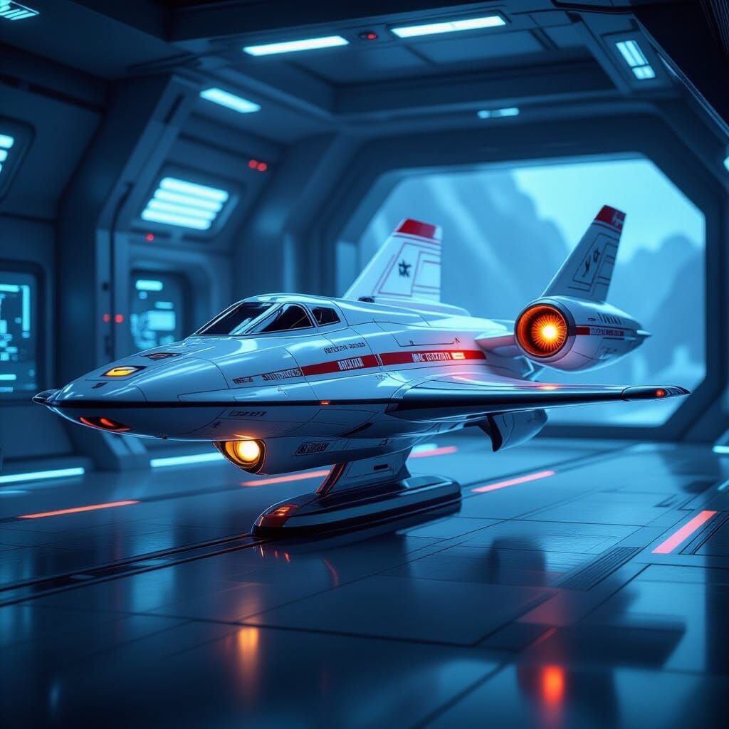 Star Trek Shuttle Galileo NCC-1701/7 Hyperrealistic