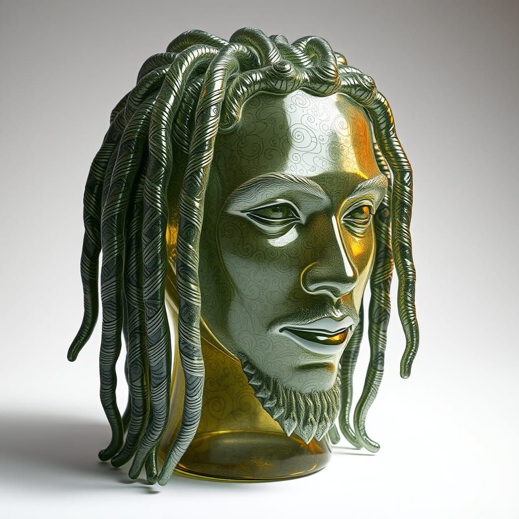 glass dreadlocks Rastafarian
