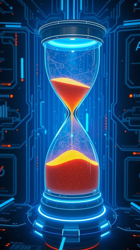 Cyberpunk Hourglass