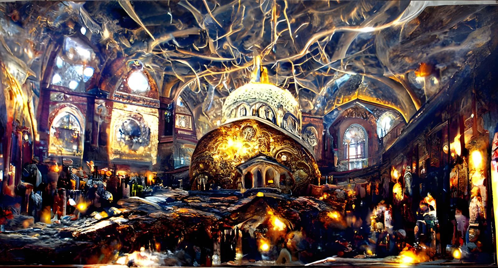 Hagia Sophia Interior: A Hyperrealistic Byzantine Masterpiec...