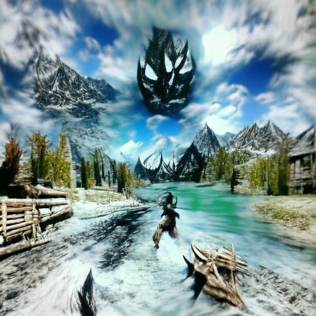 AI Generated Image From Blank Prompt