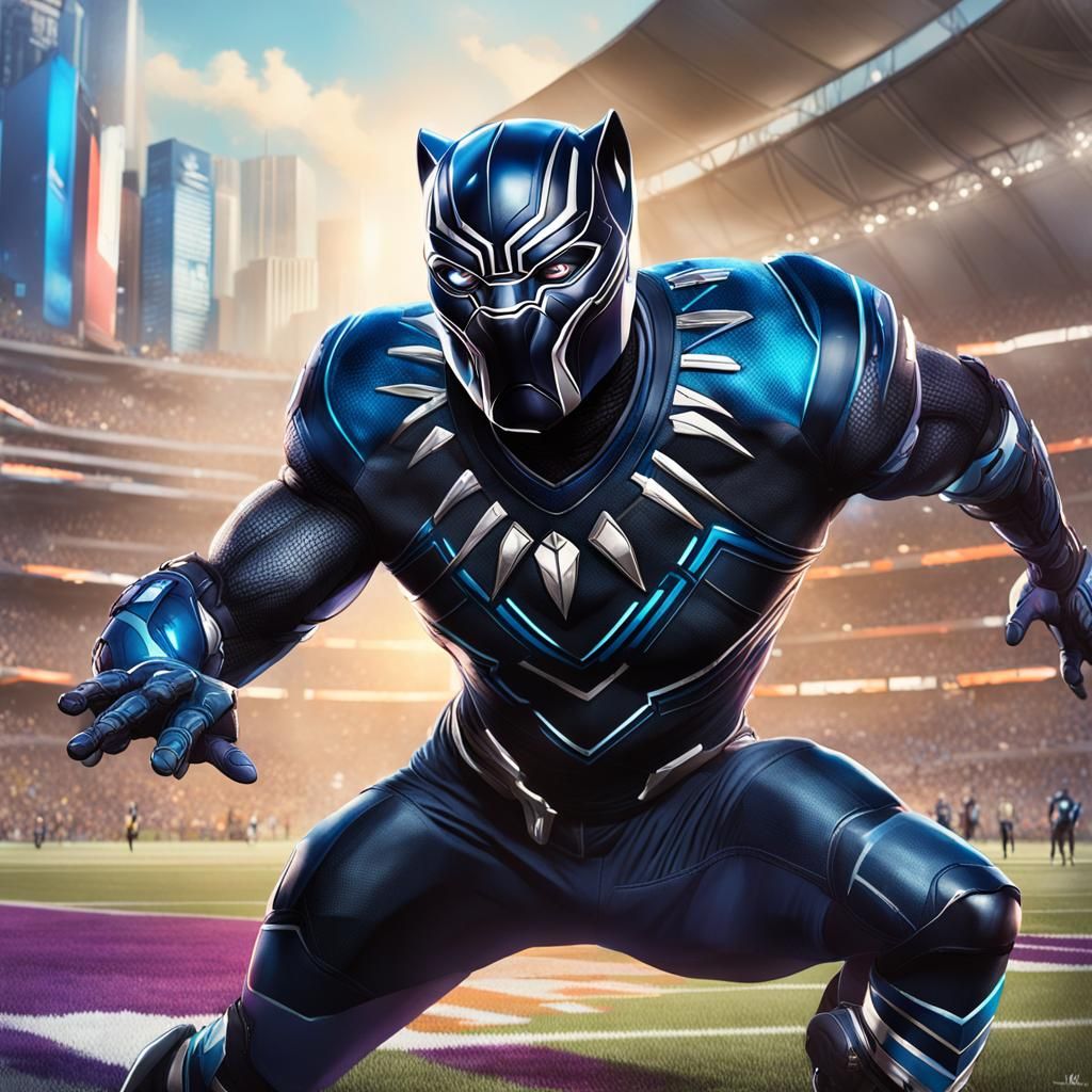 Black Panther Football Concept Art