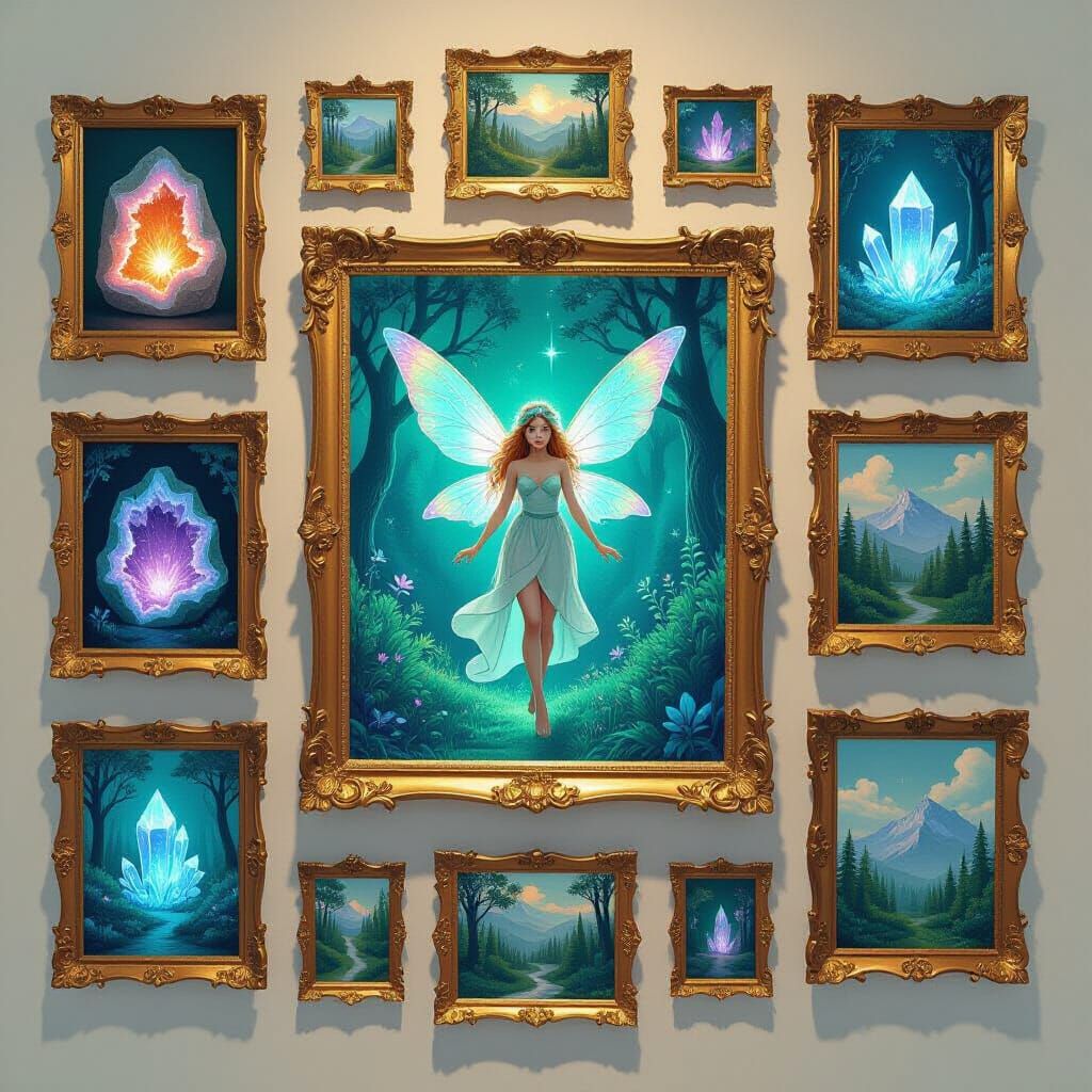 Crystal Fairy's Life Story in Framed Photos