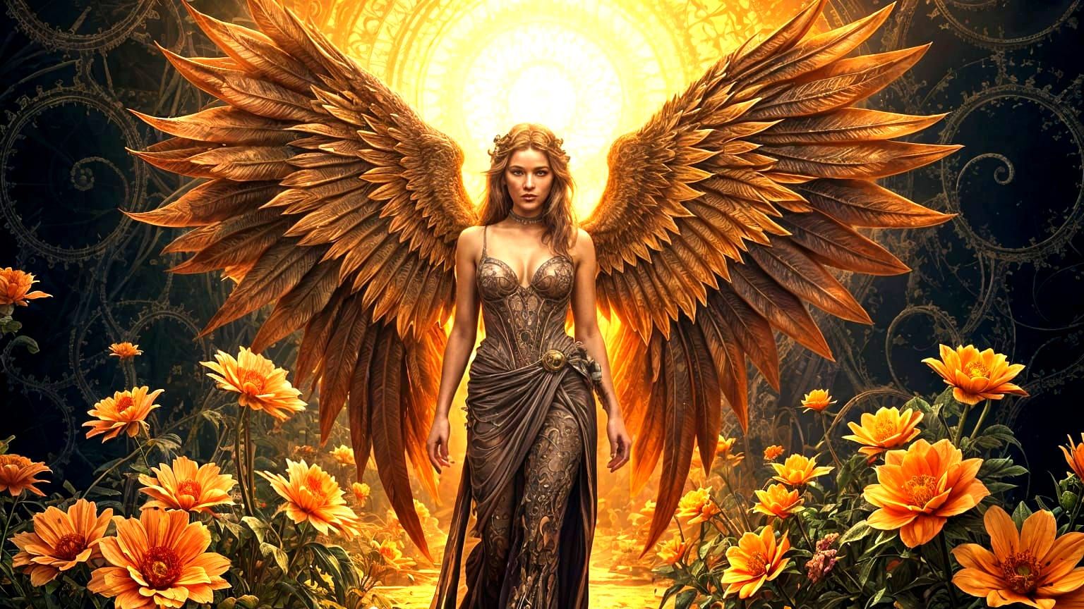 Beautiful Angel Boss Stepping Into Infinity