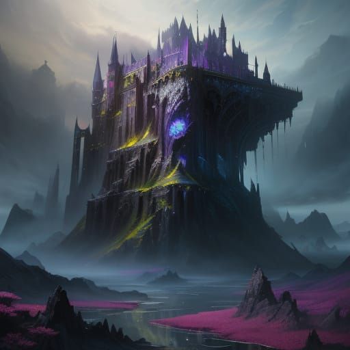 Ethereal Dreamscape in Vibrant Splendor