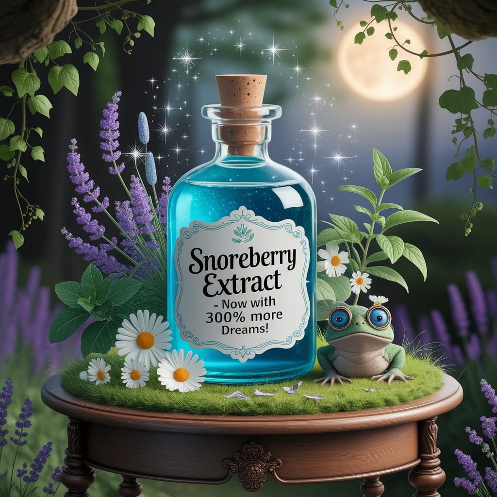 Magical Snoreberry Extract in Enchanted Forest