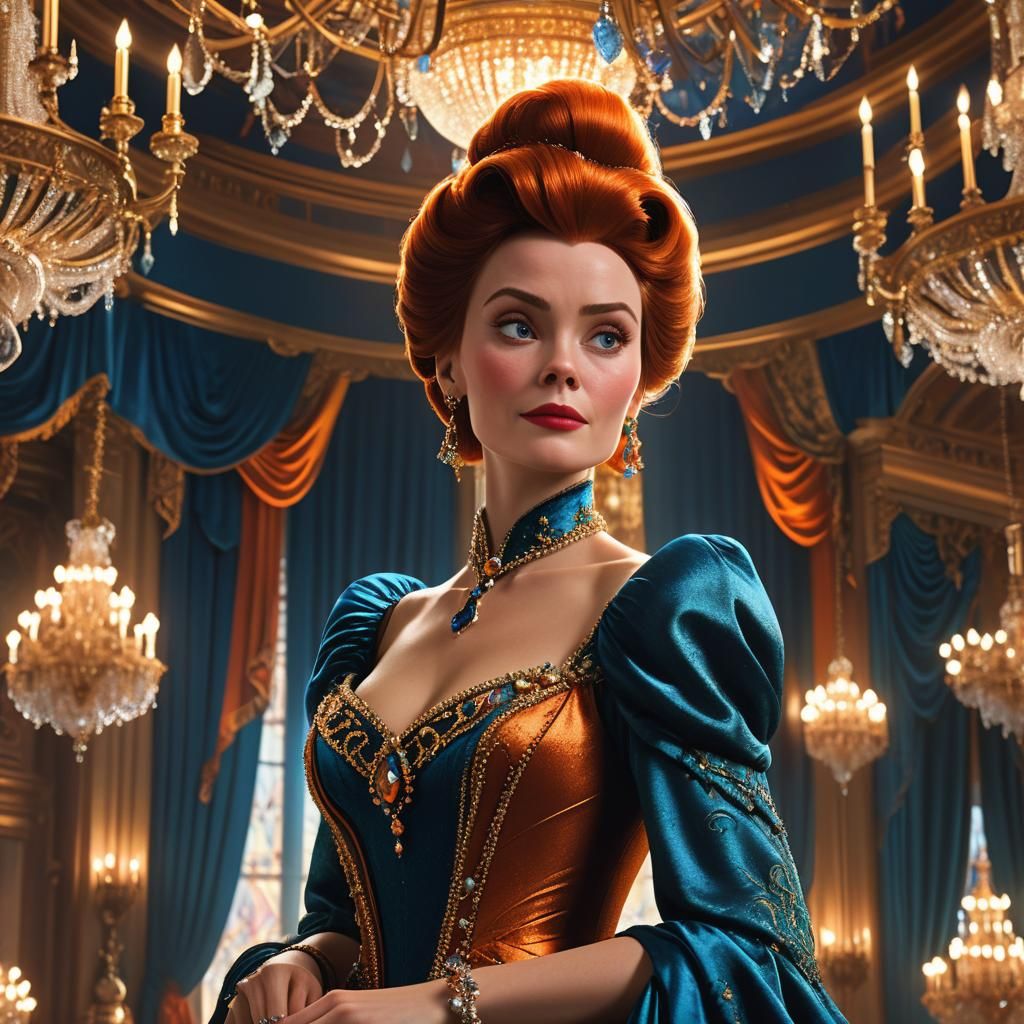 Lady Tremaine as Realistic Disney Princess