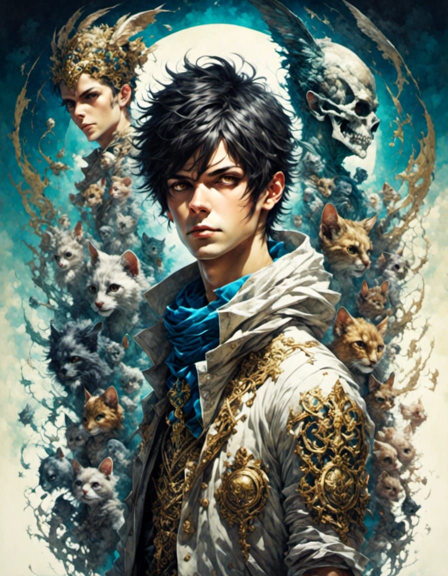 Surreal AI Image Inspired by Complex Prompt