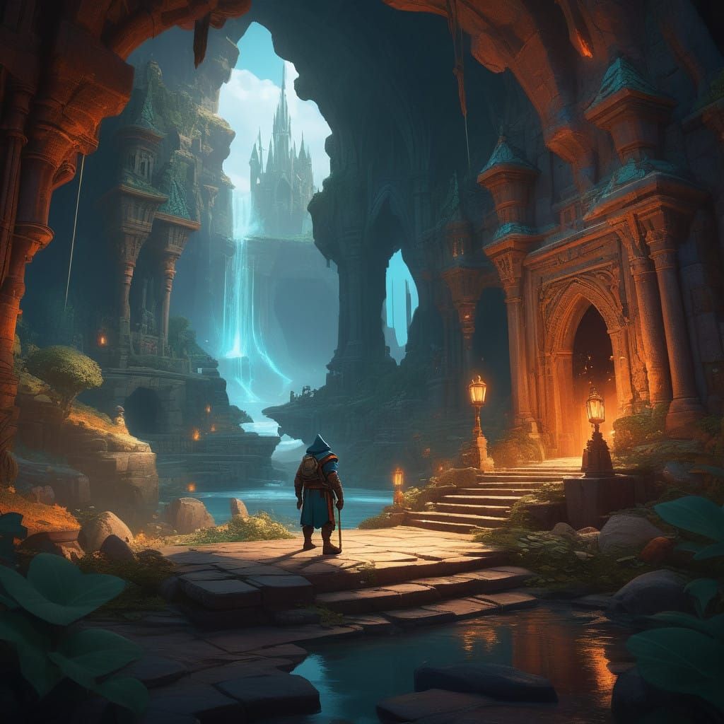 Seven Dwarfs in Majestic Art Nouveau Armor