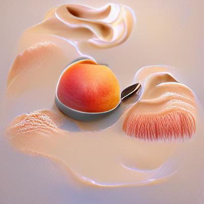 Peaches and Cream: An AI Generated Still Life